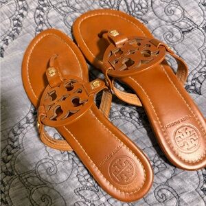 Tory Burch Tan Leather Sandals